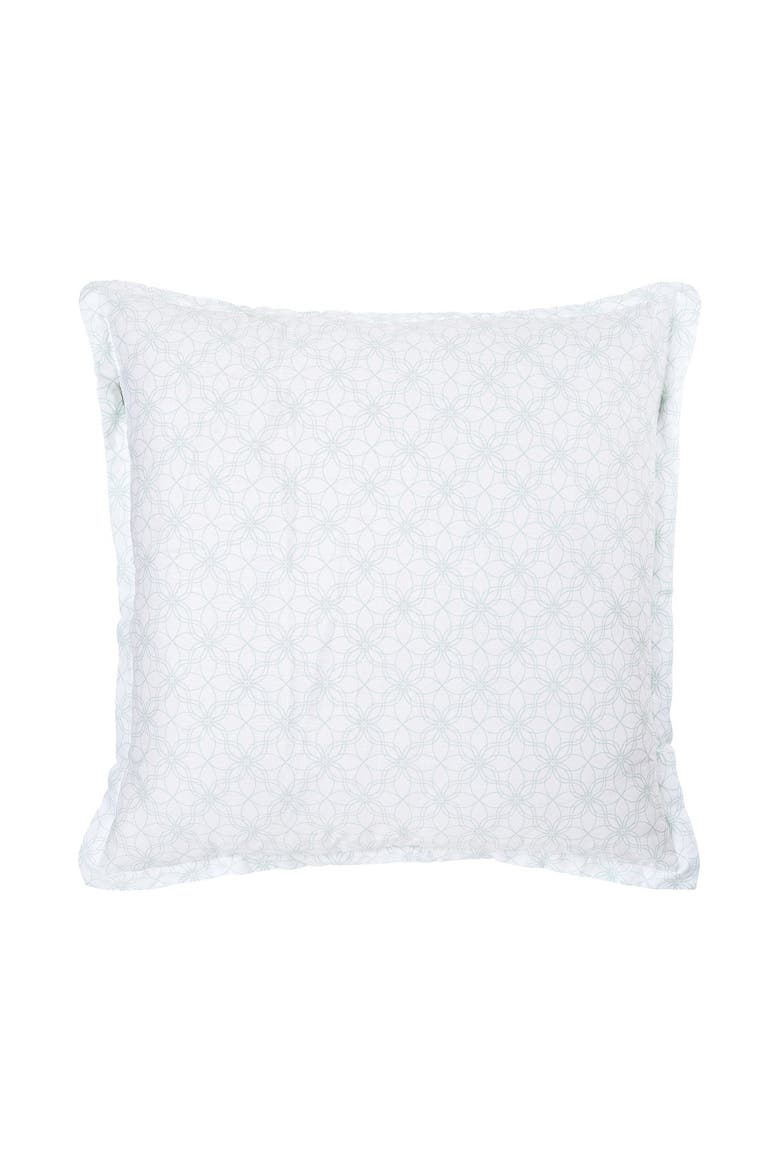 Lark Sky Cotton Euro Pillow Sham, Main, color, White