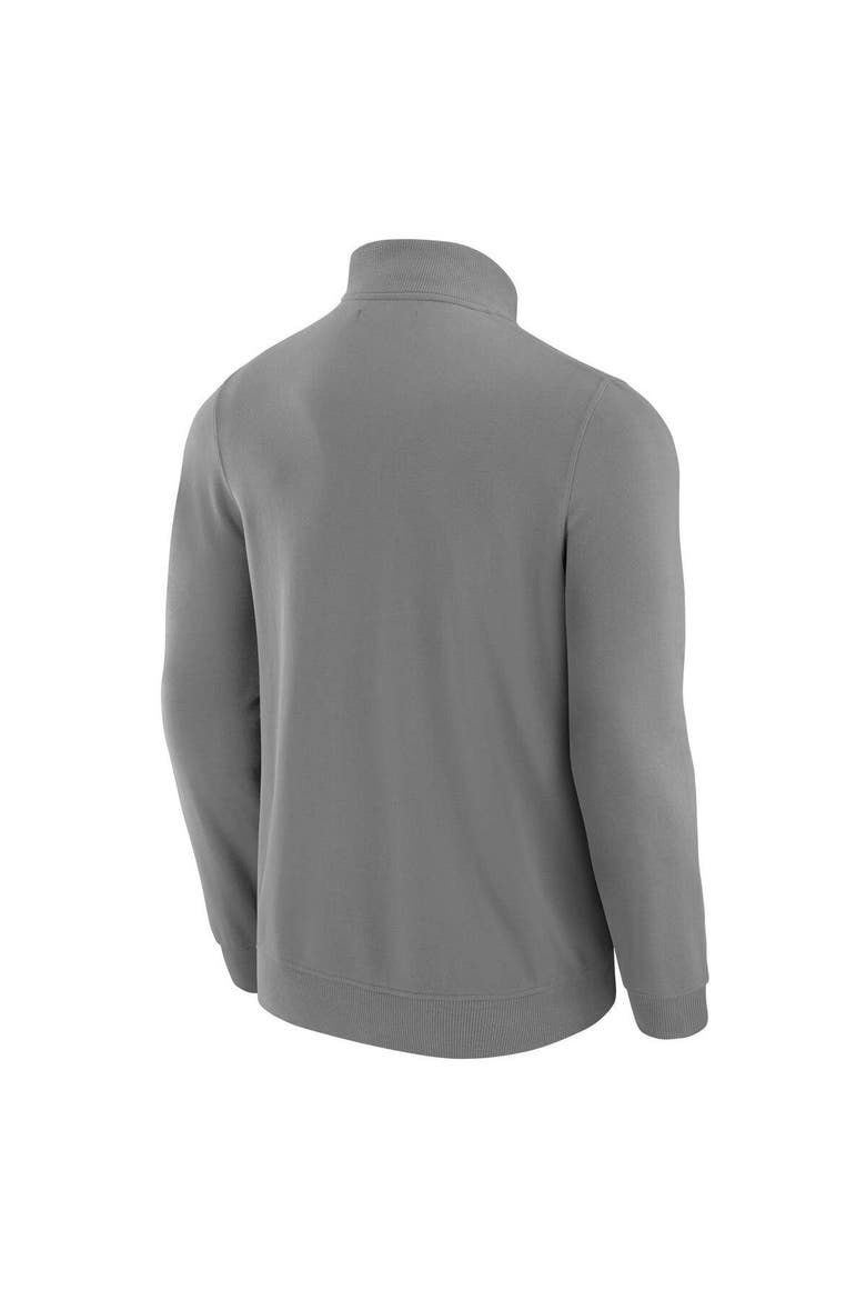 Men's J. Palmer Graphite Miami Dolphins QB1 Full-Zip Sweatshirt, Alternate, color, Graphite