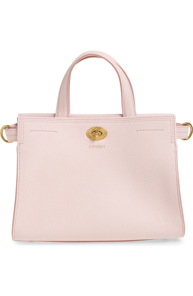 Burberry Cotswolds Leather Tote, Main, color, Cameo Pink
