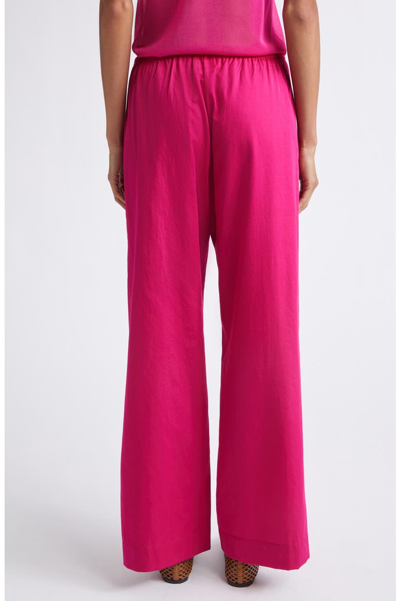 Yoko Cotton Pants, Alternate, color, AMARANTH