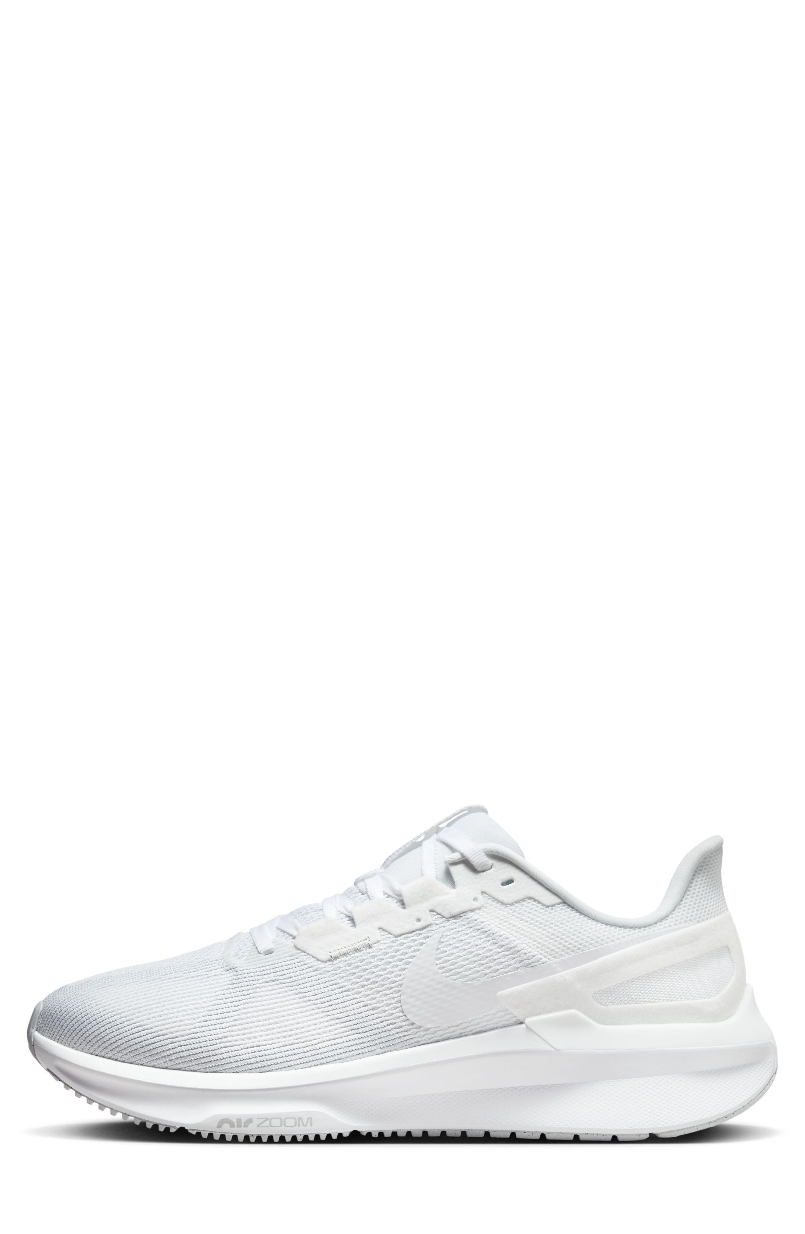 Nike Air Zoom Structure 25 Running Shoe, Alternate, color, White/ Pure Platinum/ White