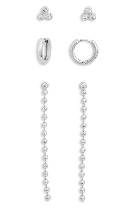 Pack of 3 Assorted Earrings