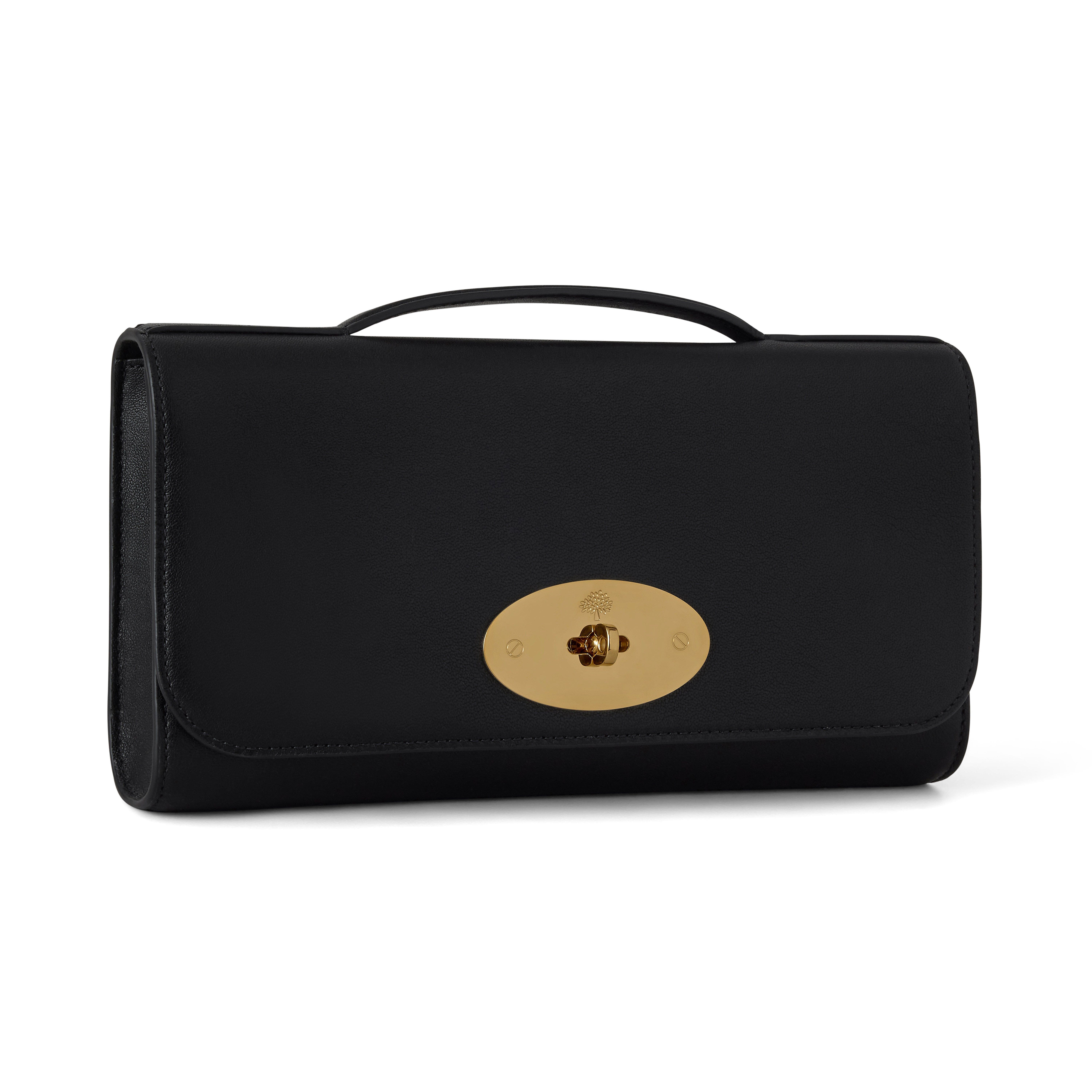 Mulberry Lily Clutch, Alternate, color, Black