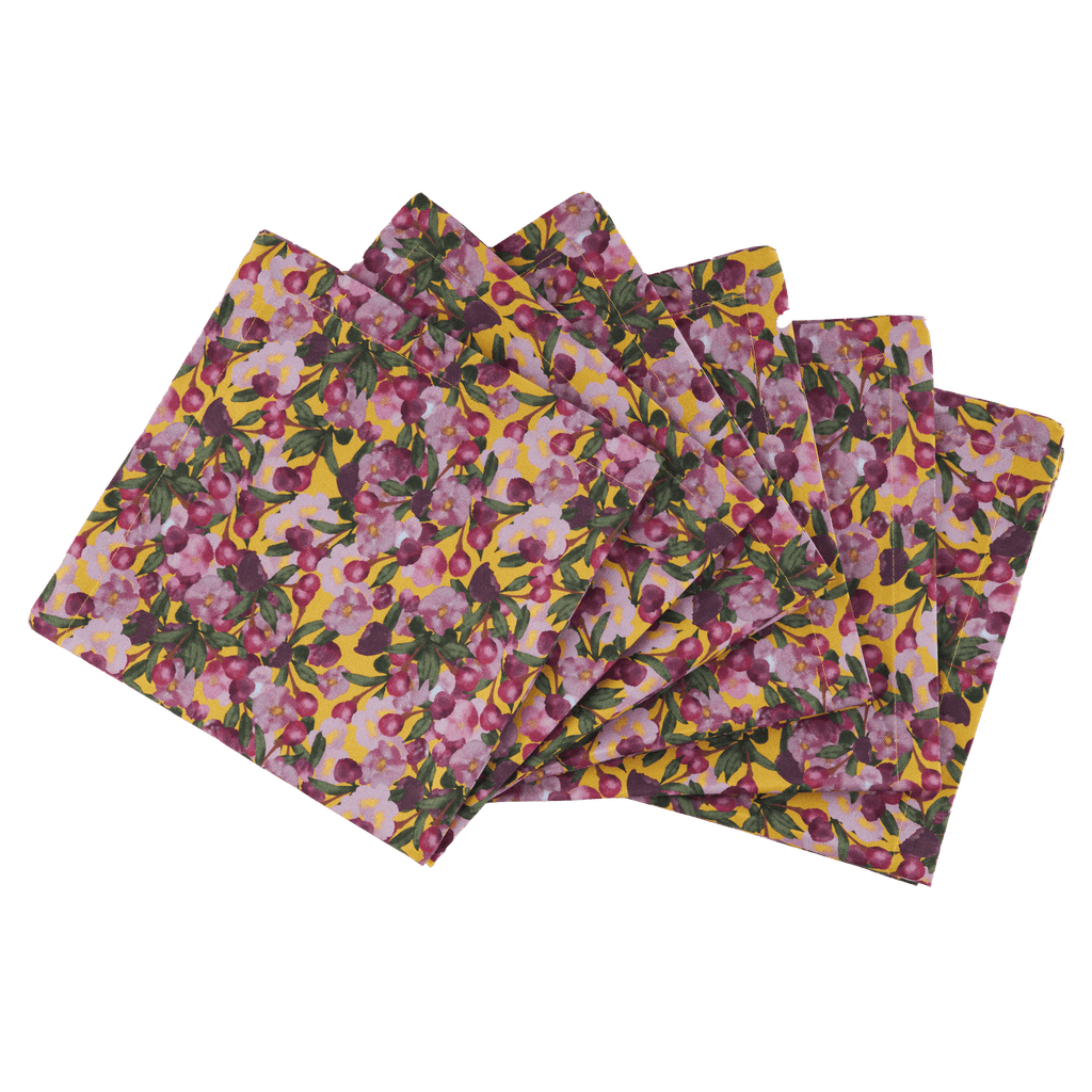 Sophie Williamson Design Napkins Romance In Brown