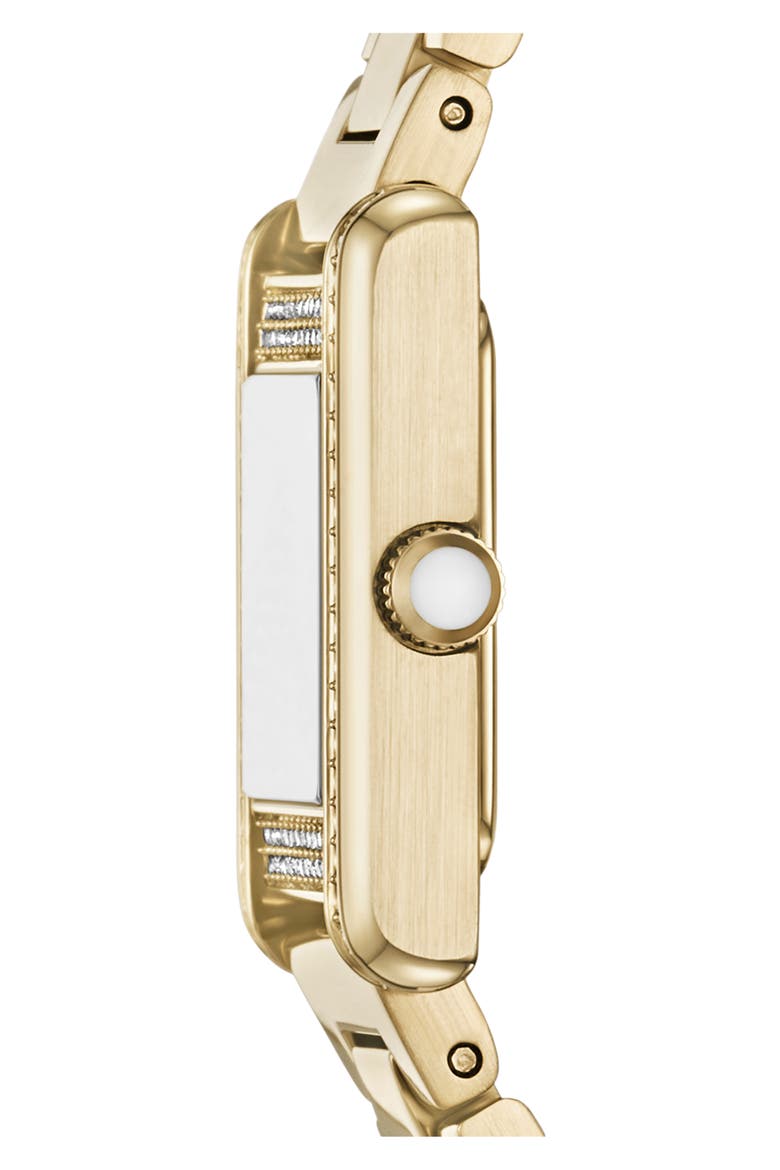 Mother-of-Pearl Bracelet Watch, 26mm, Alternate, color, GOLD