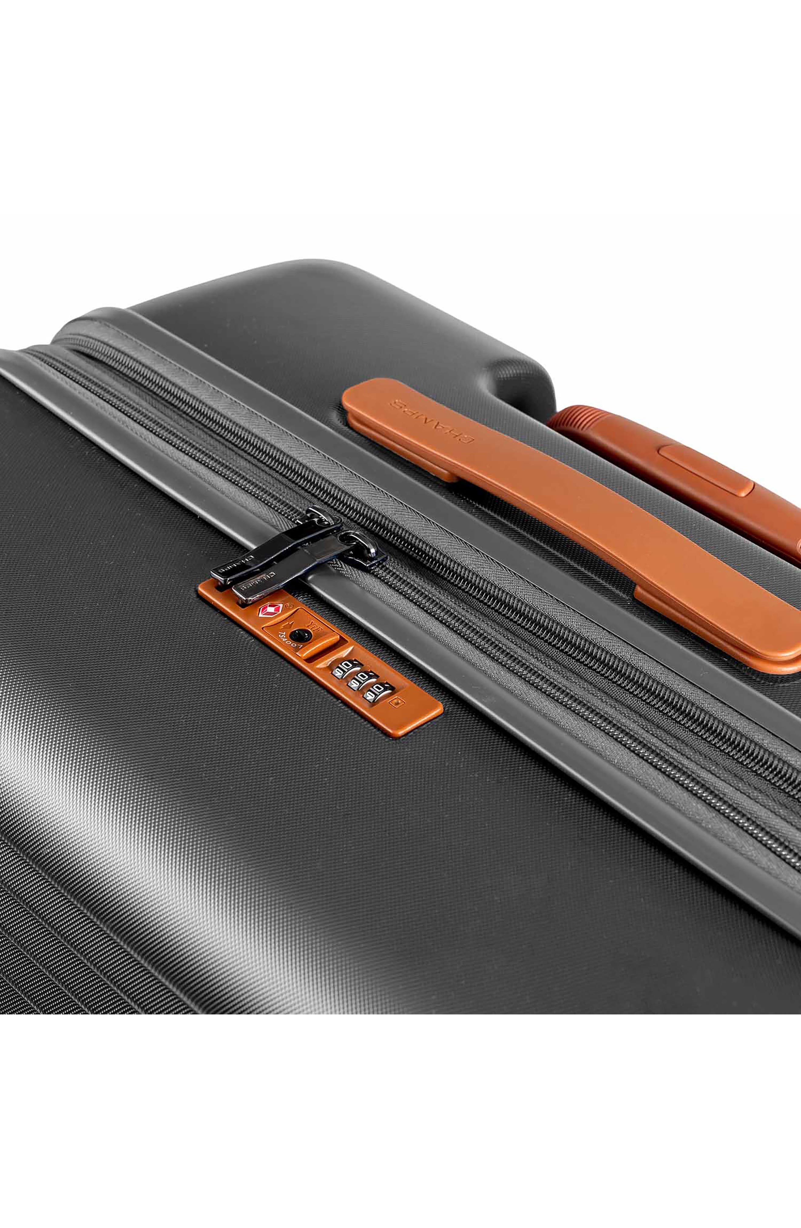 CHAMPS Vintage II 28-Inch Hardside Spinner Luggage, Alternate, color, Dark Grey