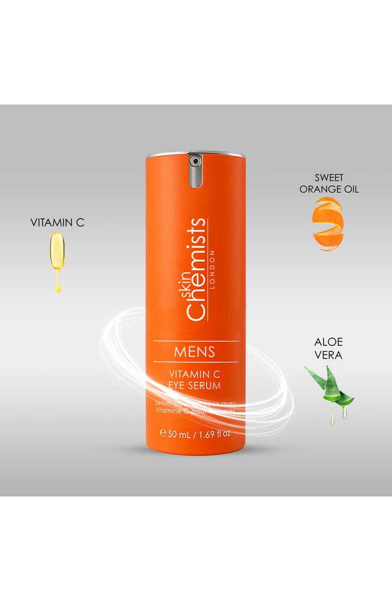 SKINCHEMISTS Men's Vitamin C Eye Serum 15ml, Alternate, color, White