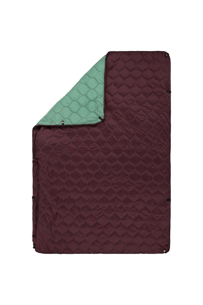 Puffy Kachula Adventure Blanket, Main, color, Maroon Bells