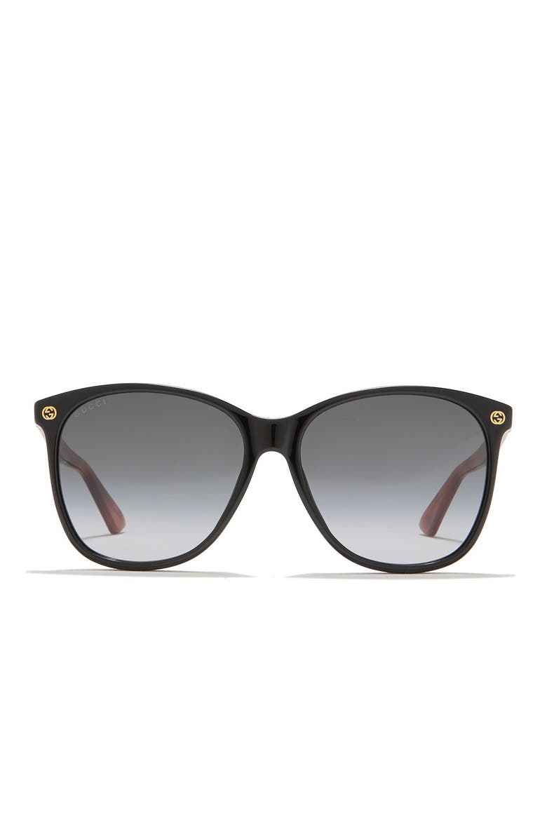 Gucci 58mm Round Sunglasses, Alternate, color,