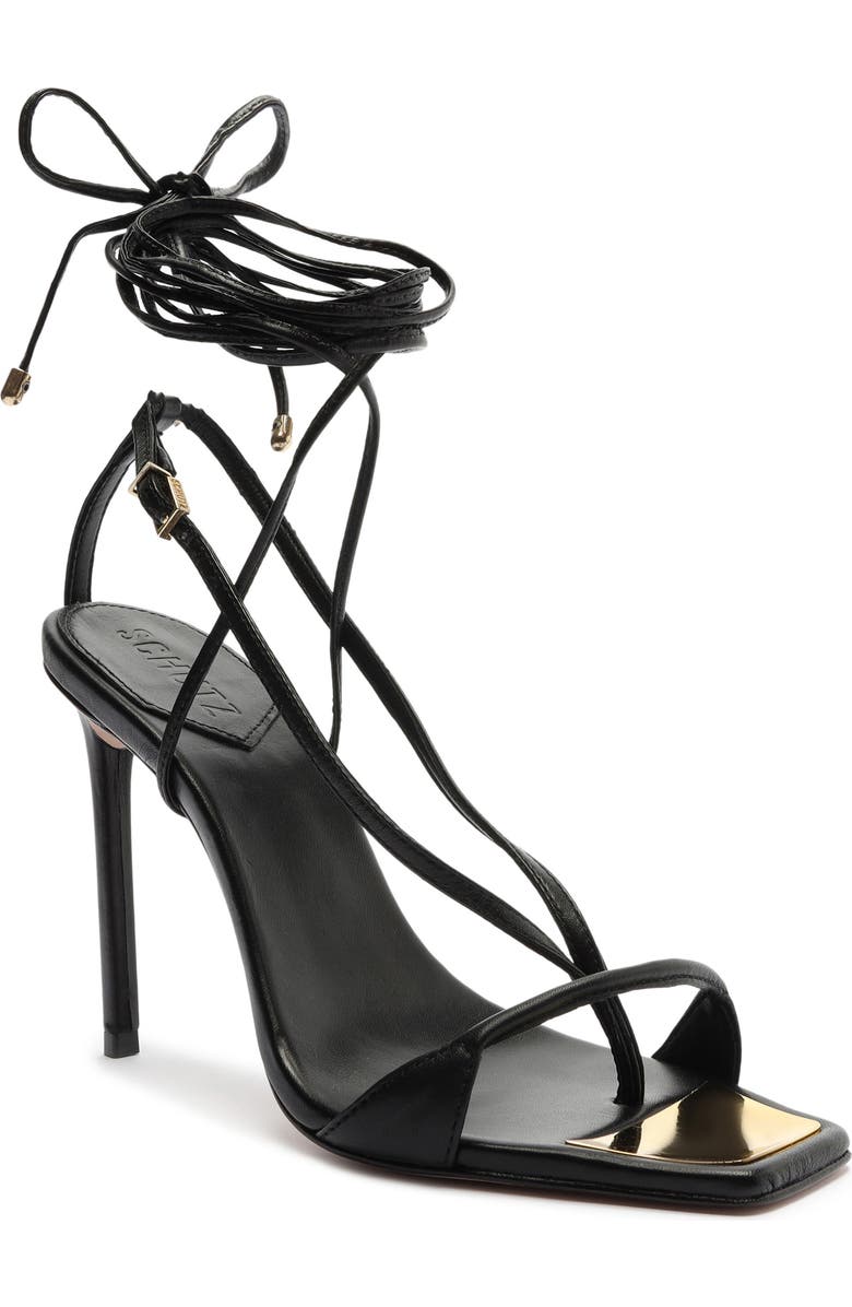 Schutz Vikki Ankle Tie Sandal, Main, color,