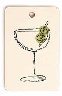 Deny Designs Cocktail Drink Cutting Board