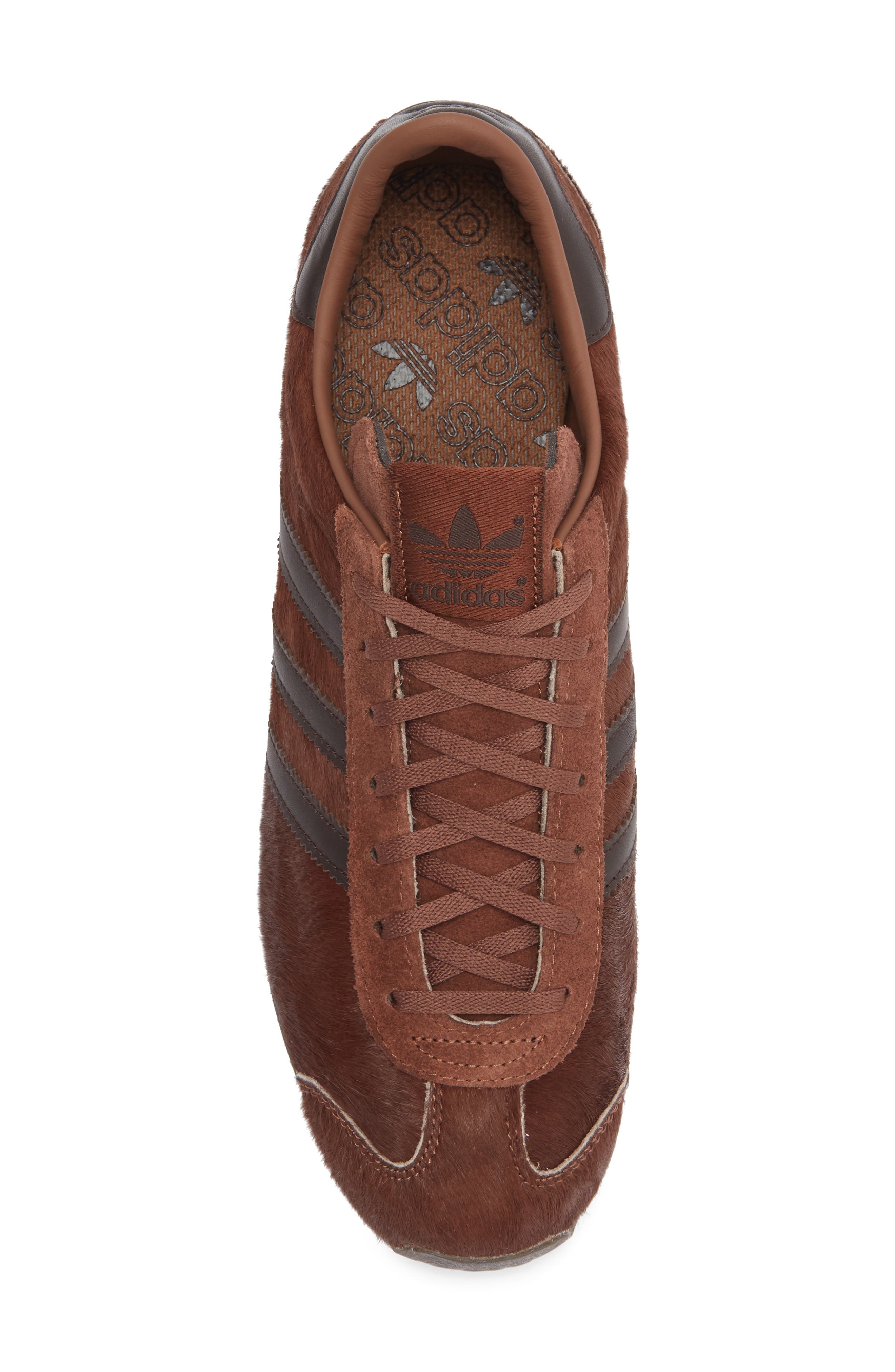adidas Country Japan Shoe, Alternate, color, Brown/Dark Brown/Gold Metallic