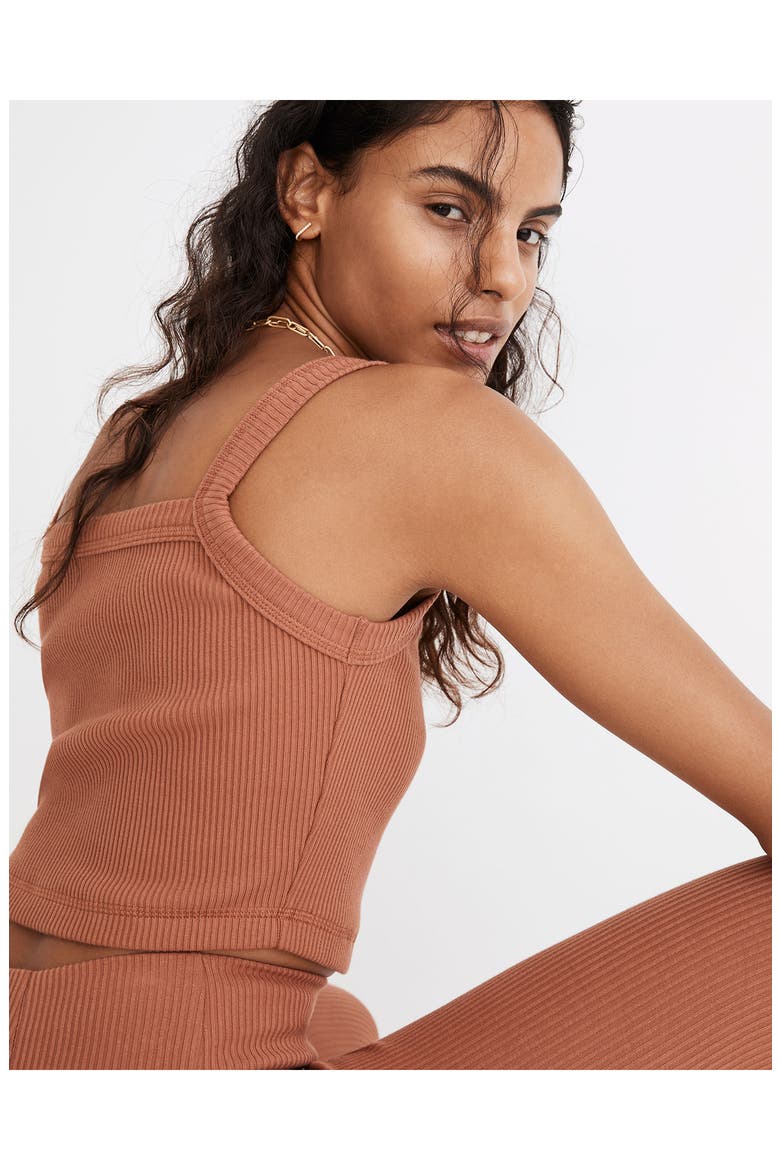 Super Rib Crop Tank, Alternate, color, WARM UMBER