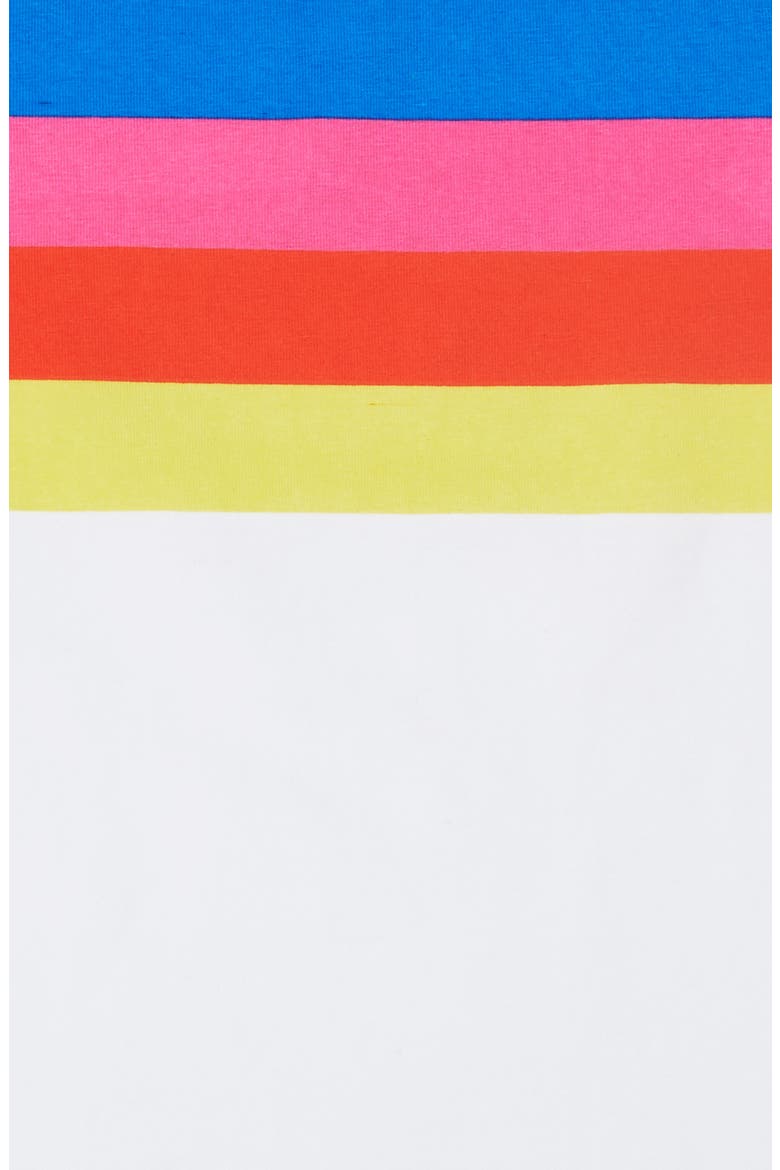 Kim Stripe Organic Cotton T-Shirt, Alternate, color, OPTIC WHITE