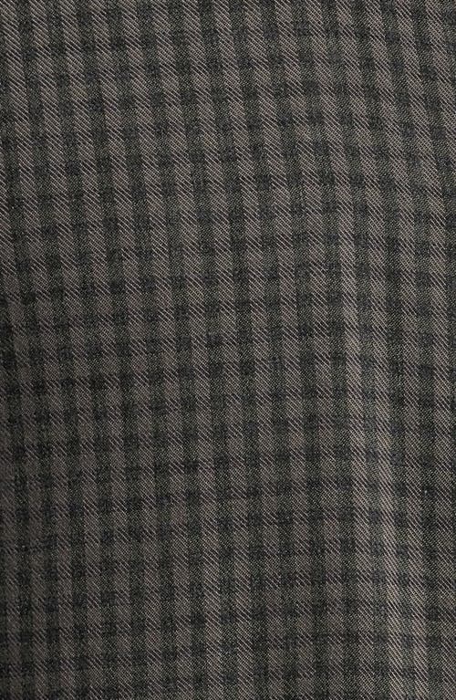 Robert Barakett Starley Gingham Button-up Shirt In Olive