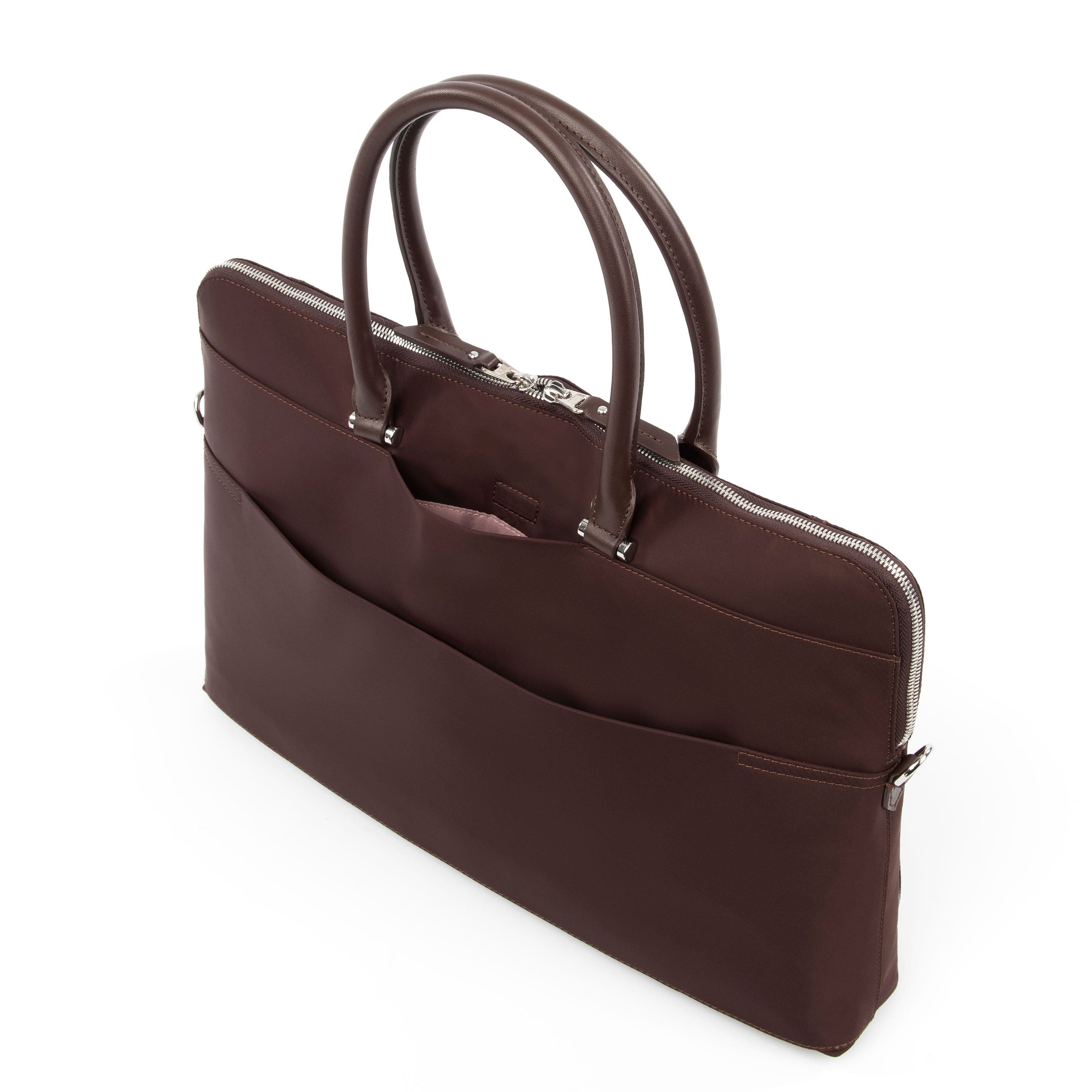 TRAVELPRO Platinum Elite Women's Travel Briefcase, Fits up to 14 Inch Laptop, Alternate, color, Rich Espresso