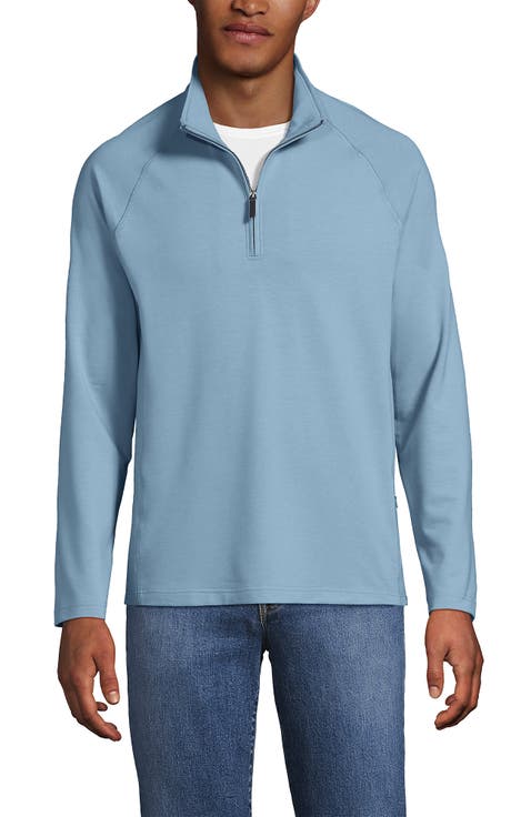 Long Sleeve Raglan Hybrid Quarter Zip