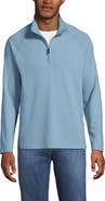 Lands' End Long Sleeve Raglan Hybrid Quarter Zip