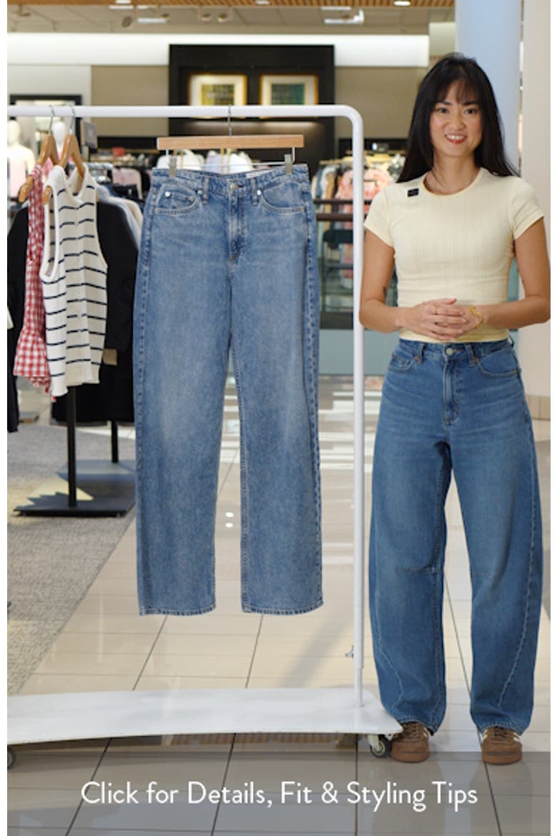 Featherweight Logan Wide Leg Jeans video