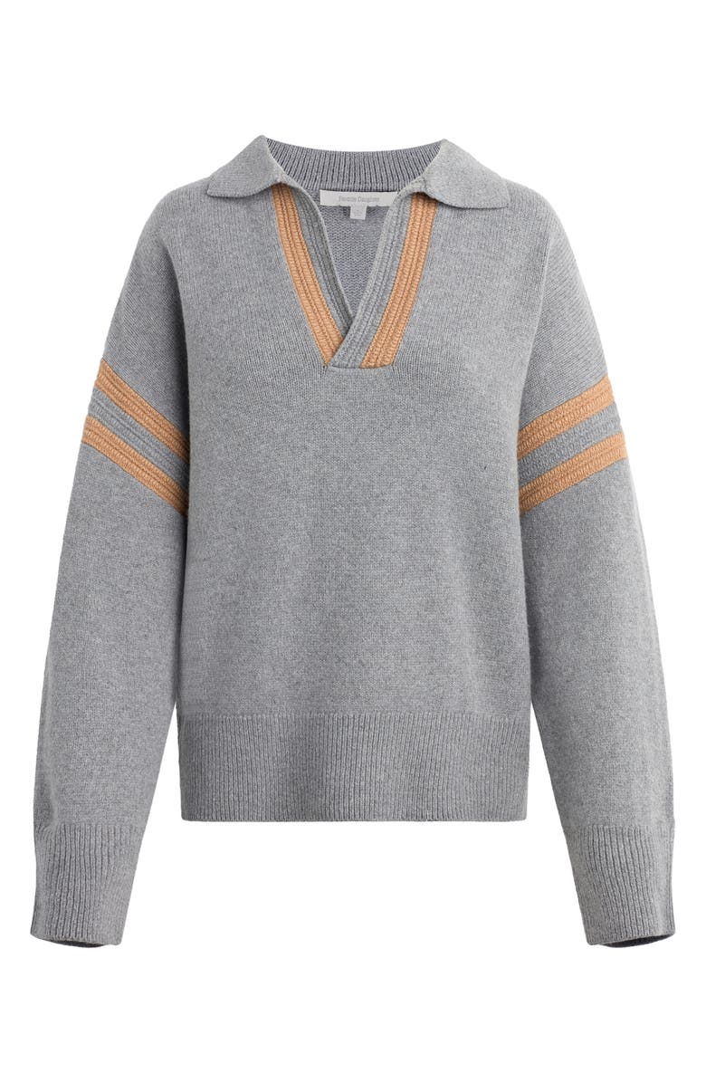 Favorite Daughter The Grace Polo Sweater, Alternate, color, Grey Combo