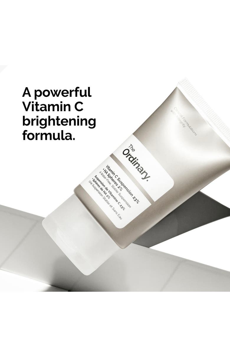 The Ordinary Vitamin C Suspension 23% + HA Spheres 2% Serum with Pure L-Ascorbic Acid, Alternate, color,