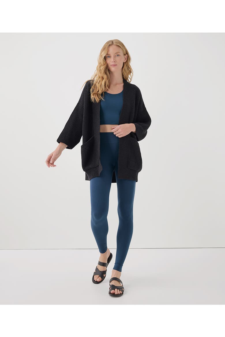 PureFit Legging Made With Organic Cotton, Alternate, color, French Navy