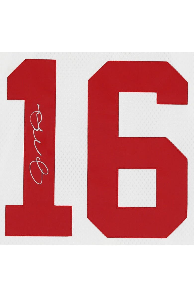 FANATICS AUTHENTIC Joe Montana San Francisco 49ers Autographed Mitchell & Ness White Replica Jersey, Alternate, color, 