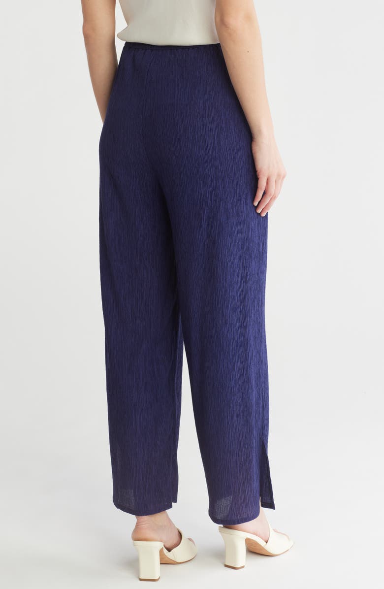 Eileen Fisher Crinkled Wide Leg Pants, Alternate, color, Venus