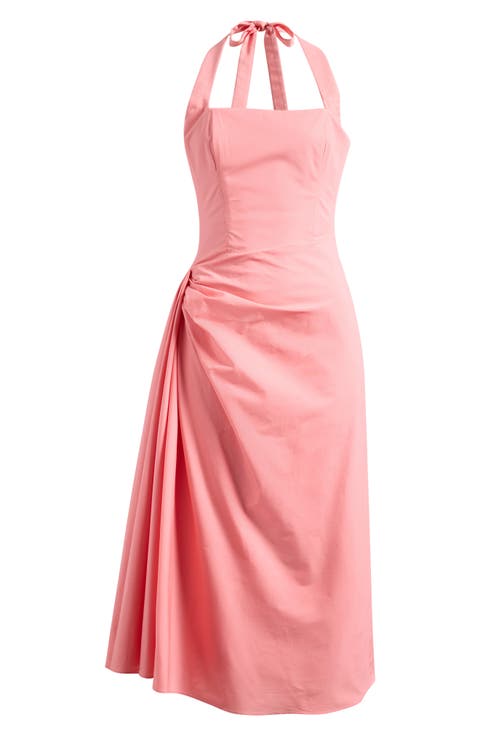 Tallulah Halter Midi Cocktail Dress