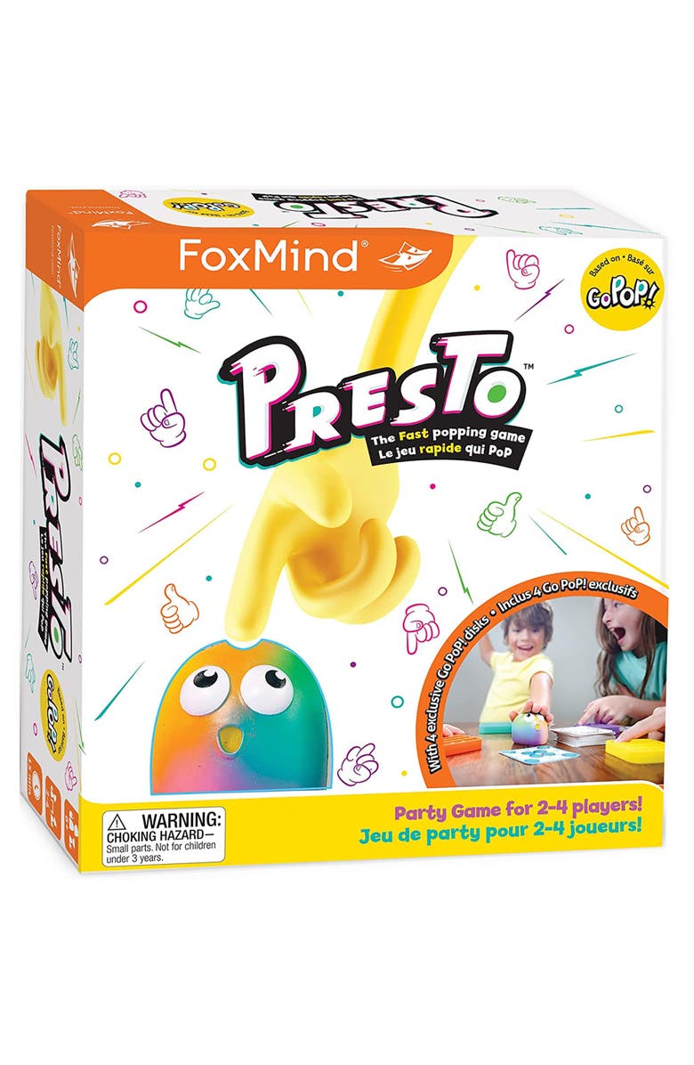 FoxMind Go Pop Presto Fidget Popping Game, Main, color,
