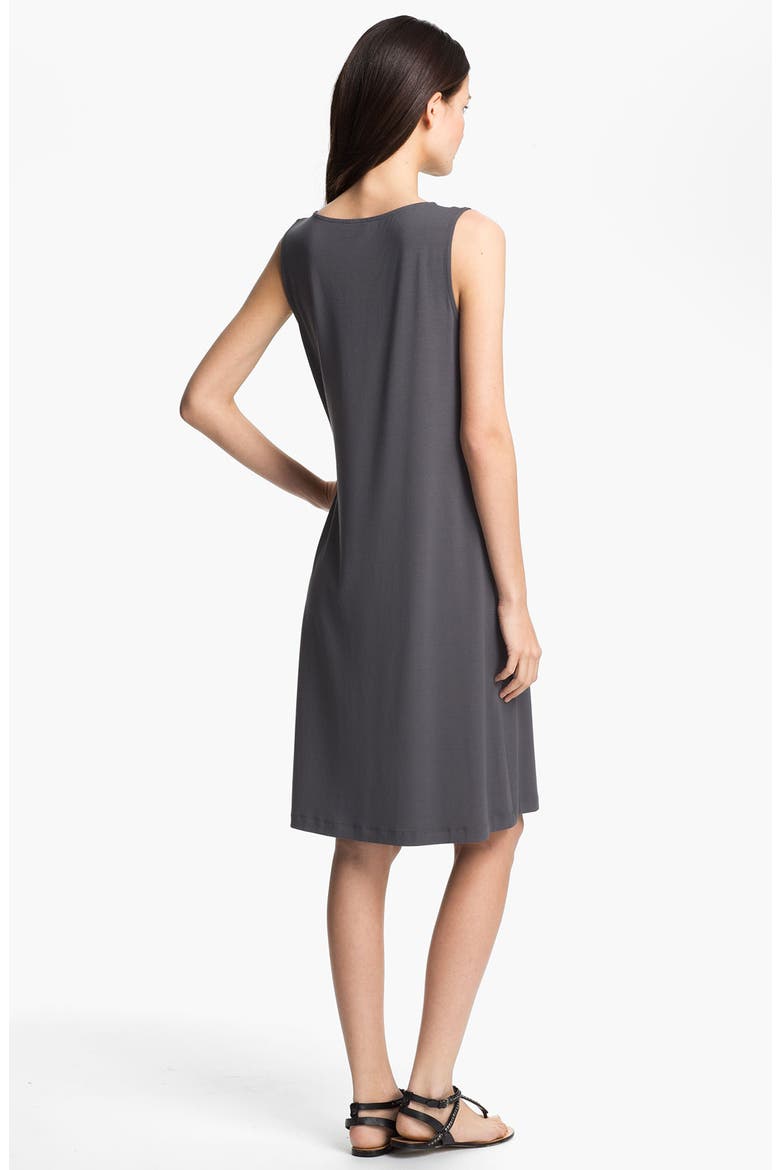 Jewel Neck Shift Dress, Alternate, color, ASH