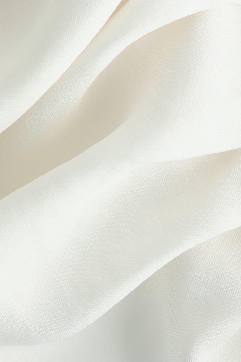 Draped Asymmetric Dress, Alternate, color, Ivory