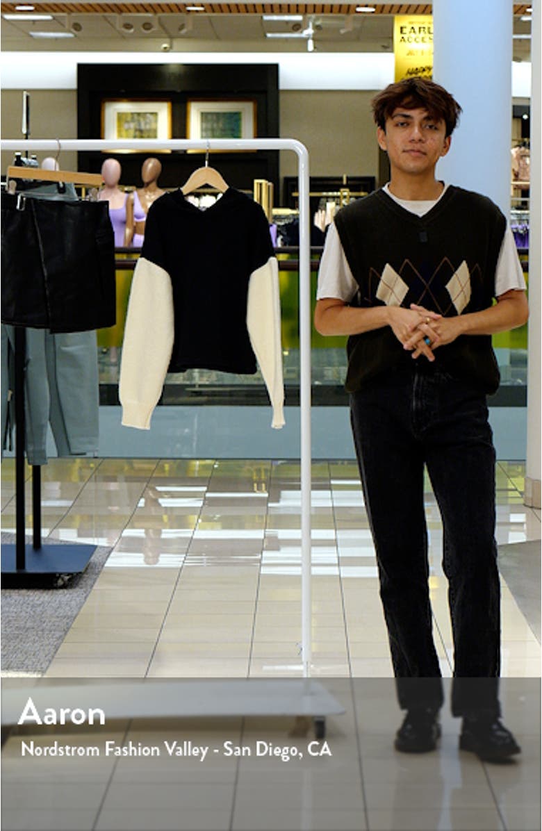 Kids' Colorblock Hoodie & Faux Leather Skort Set, sales video thumbnail