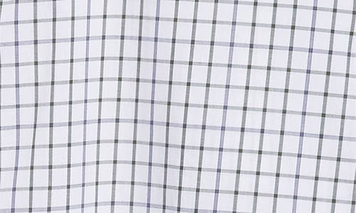 Isaia Tattersall Linen Button-up Shirt In Gray