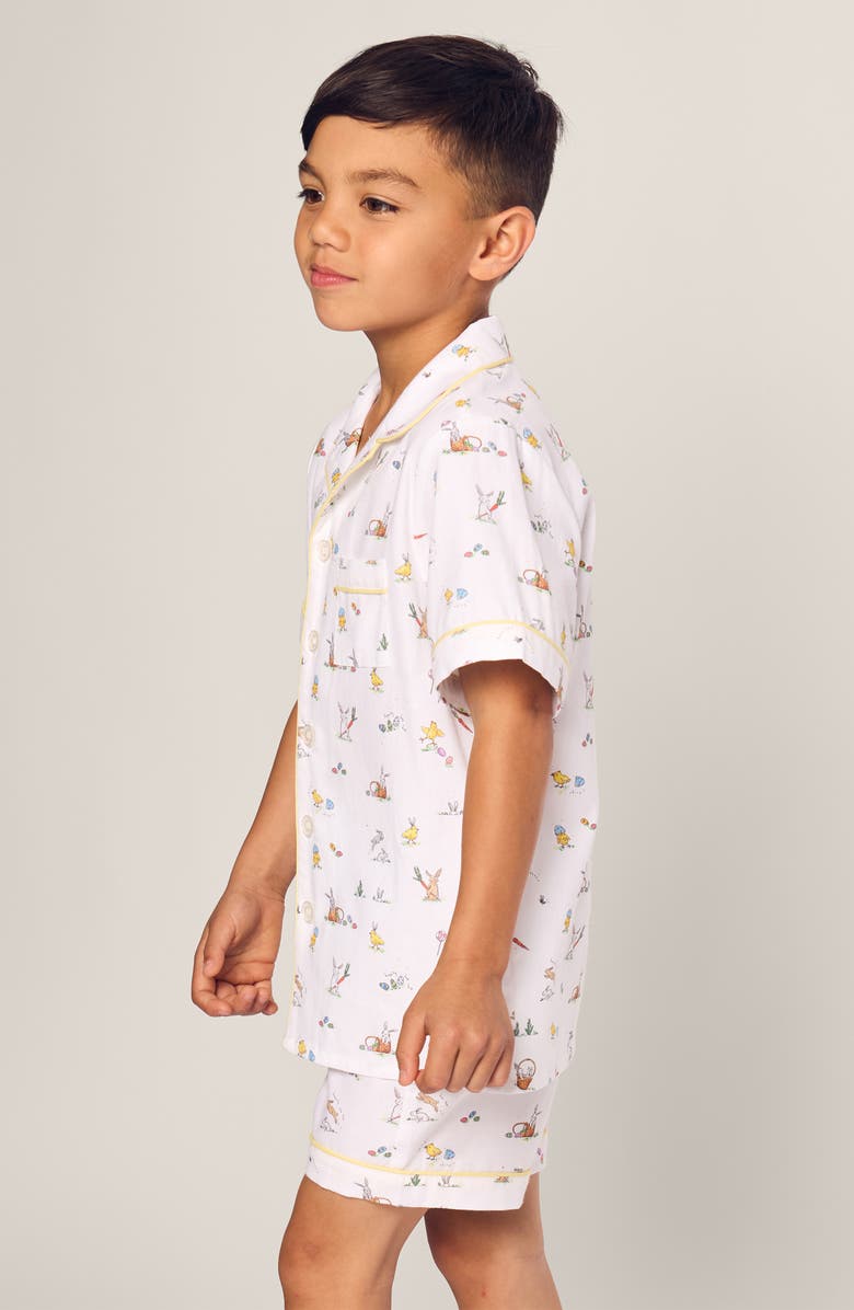 Petite Plume Kids' Easter Print Two-Piece Short Pajamas, Alternate, color, 