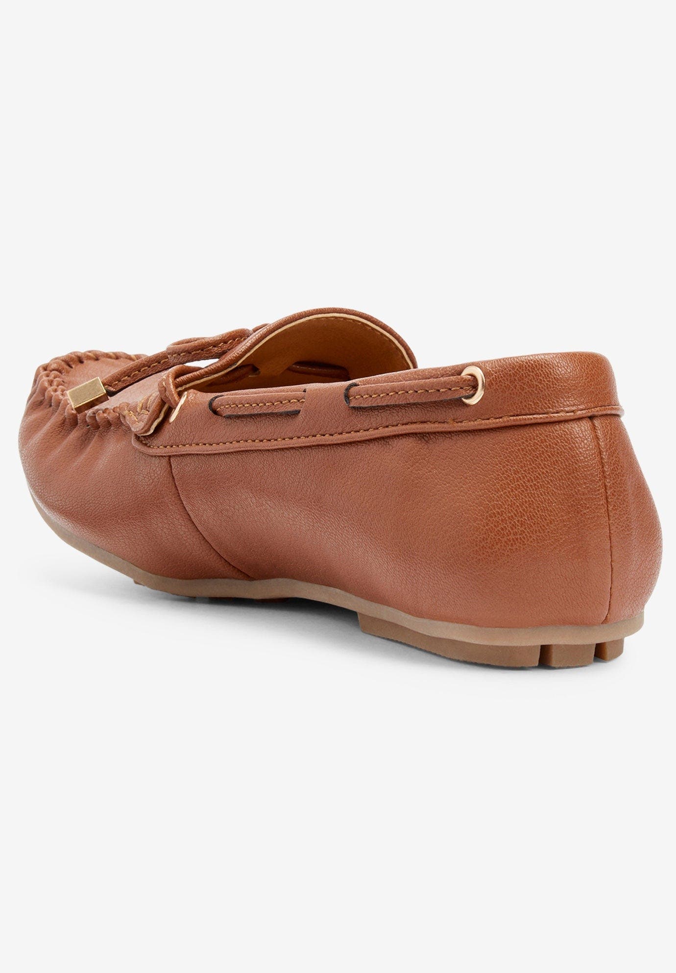 The Ridley Slip On Flat, Alternate, color, COGNAC