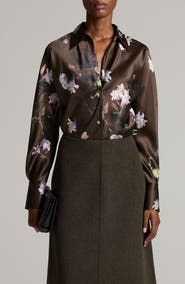 Vince Lily Vine Silk Shirt