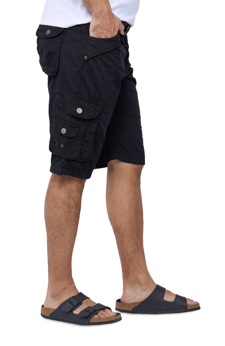 XRAY Belted Bermuda Cargo Shorts, Alternate, color, Black
