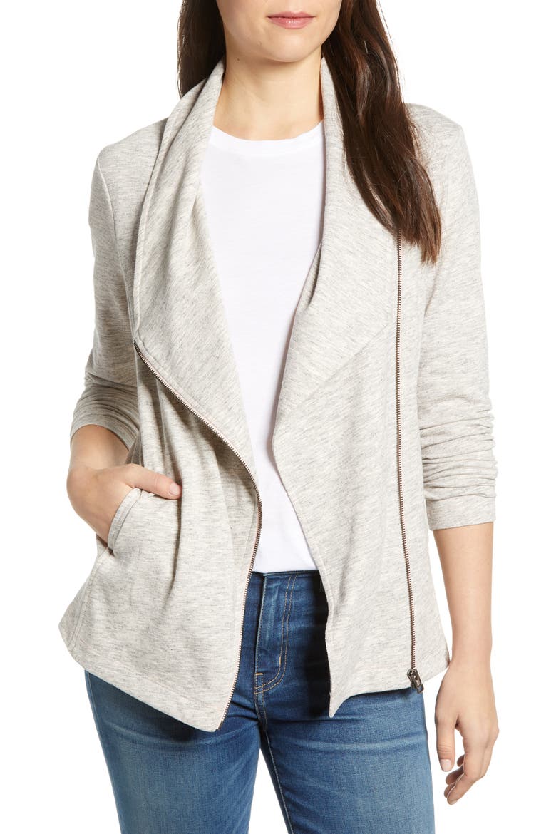 Stella Knit Jacket, Main, color, PINK CHINTZ
