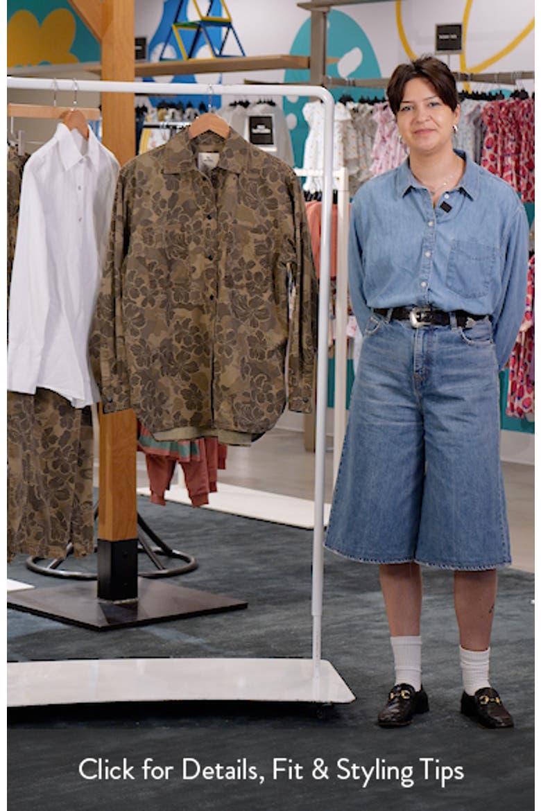 Paradise Camo Cotton Button-Up Shirt video