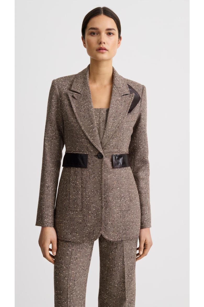 Bustier, Alternate, color, Biscotti Tweed