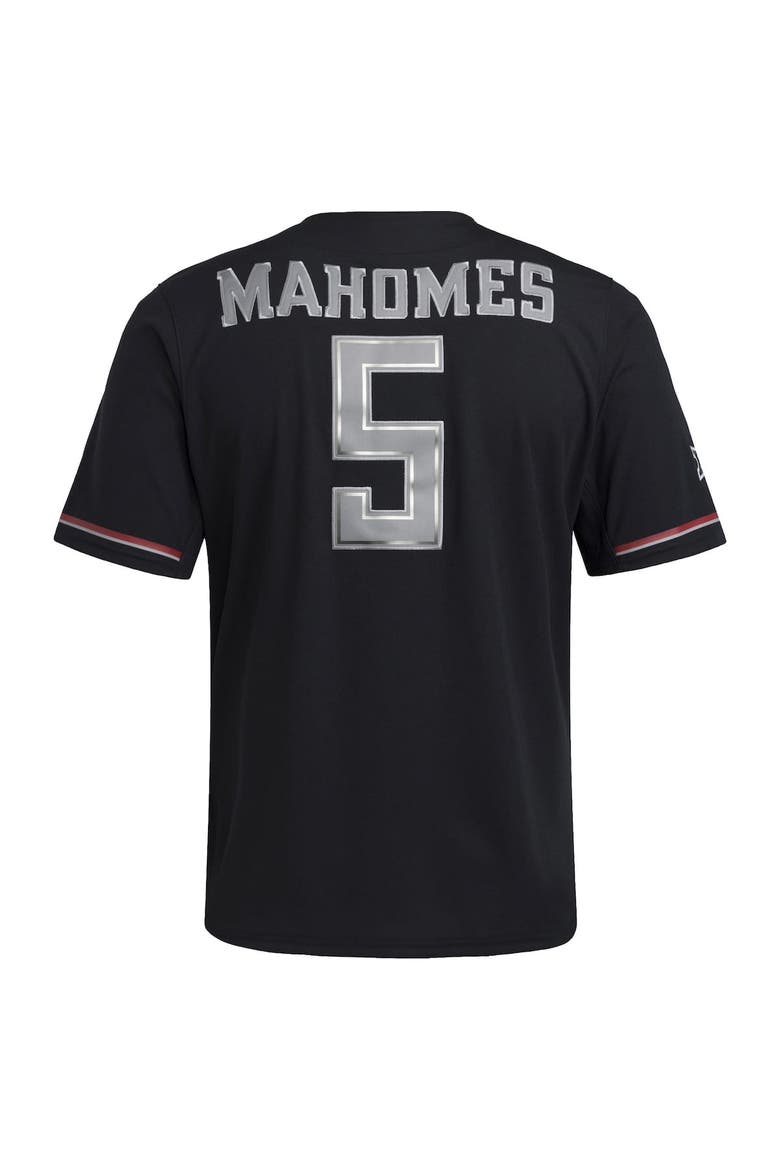 Men's adidas Patrick Mahomes Black Texas Tech Red Raiders Replica Baseball Jersey, Alternate, color, Black