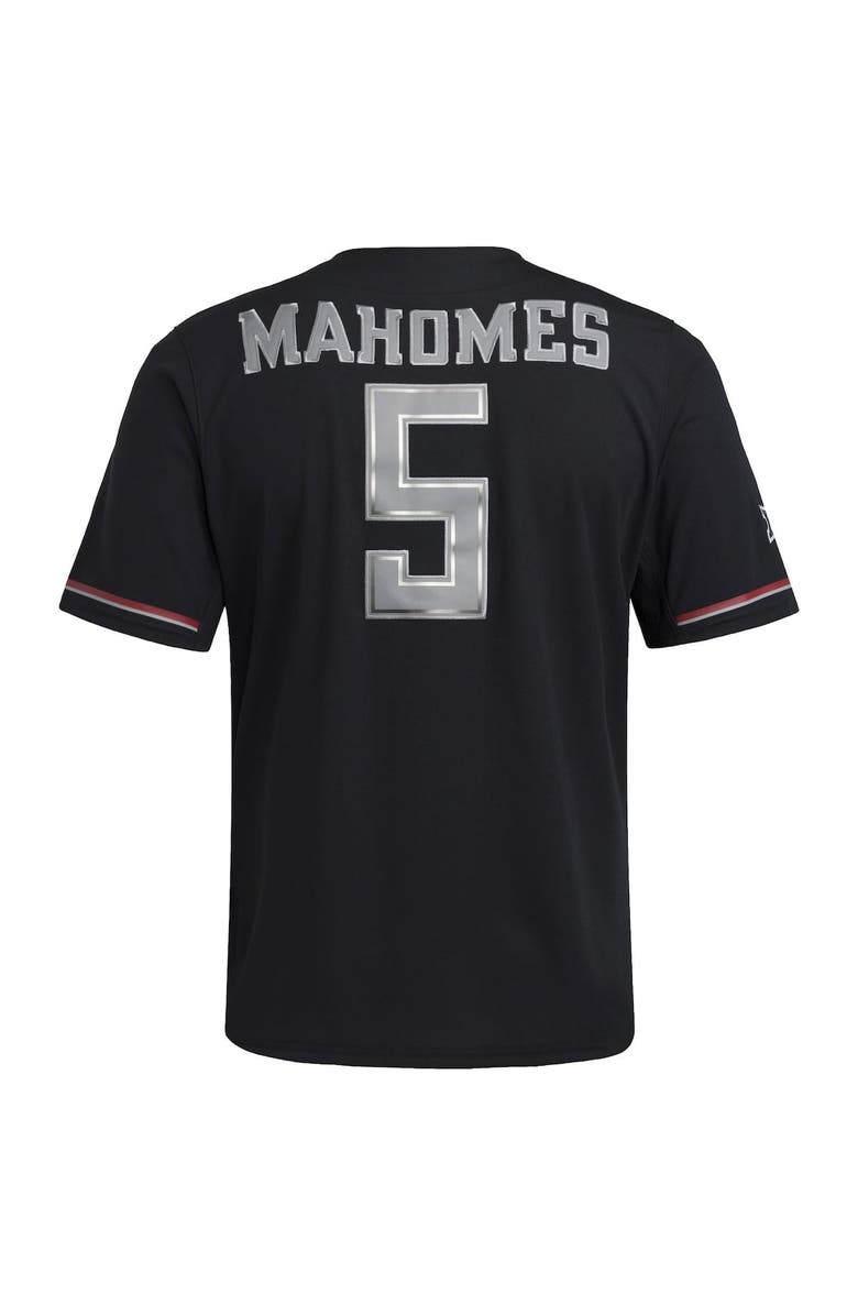 adidas Men's adidas Patrick Mahomes Black Texas Tech Red Raiders Replica Baseball Jersey, Alternate, color, Black