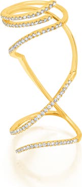 Graziela Mega Swirl Ring in Yellow