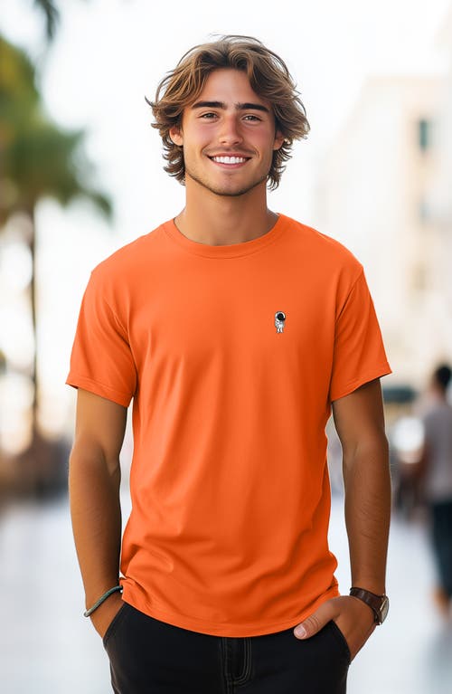 Dalix Astronaut Tee In Orange