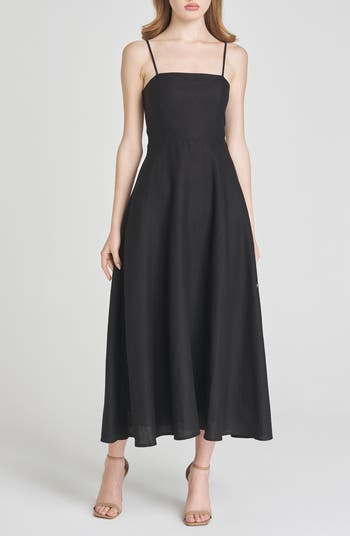 WAYF Women's x Styled by COCO! Josefina Linen Blend Dress - Pink - Casual dresses