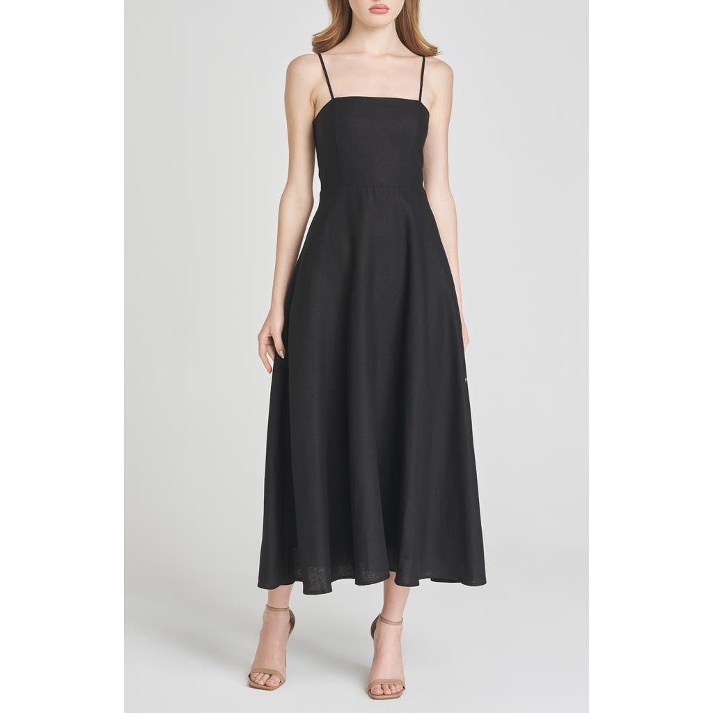 Wayf Josefina Linen Blend Dress