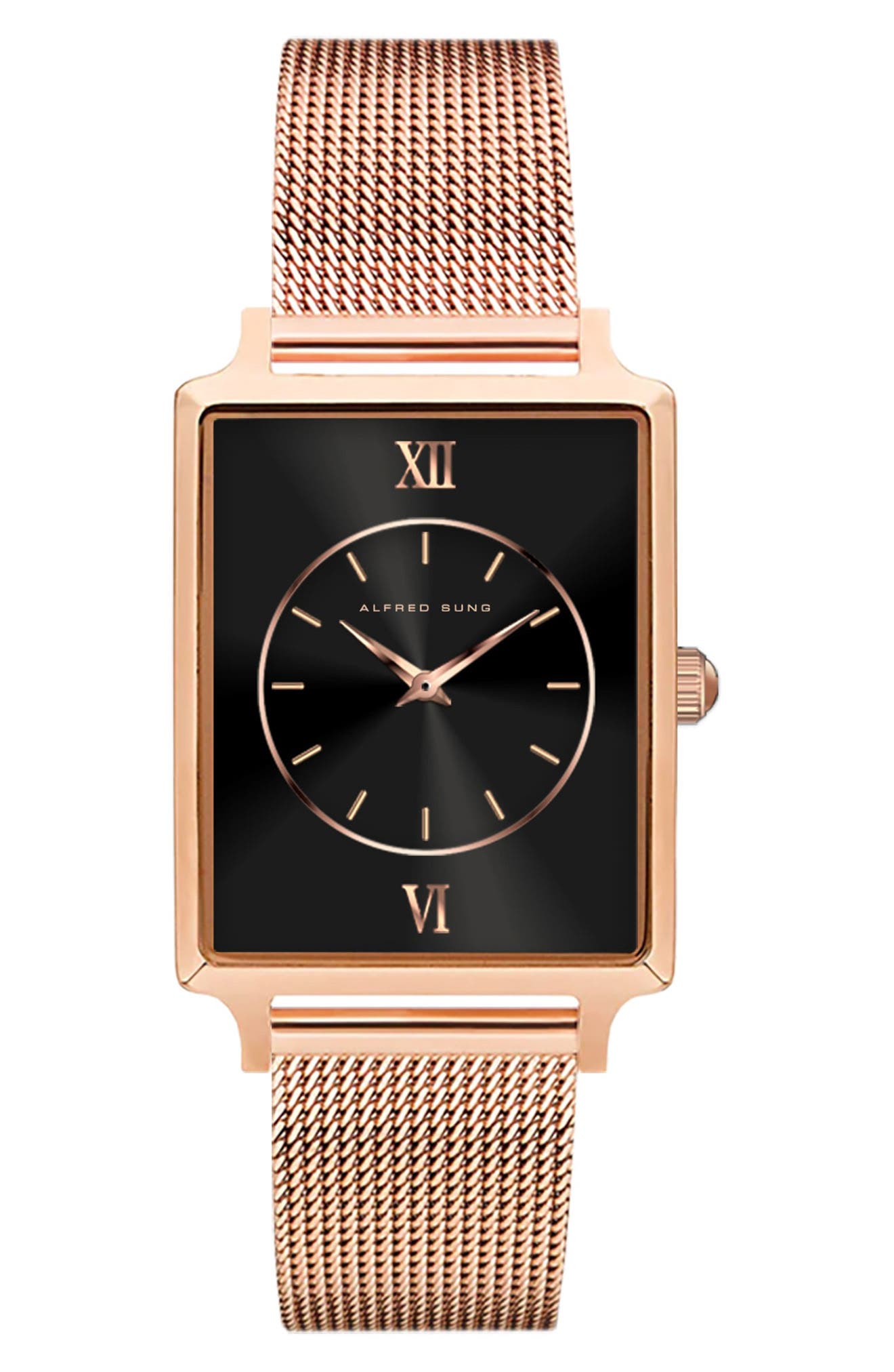 Alfred Sung Horizon Bracelet Watch, 23mm x 28mm