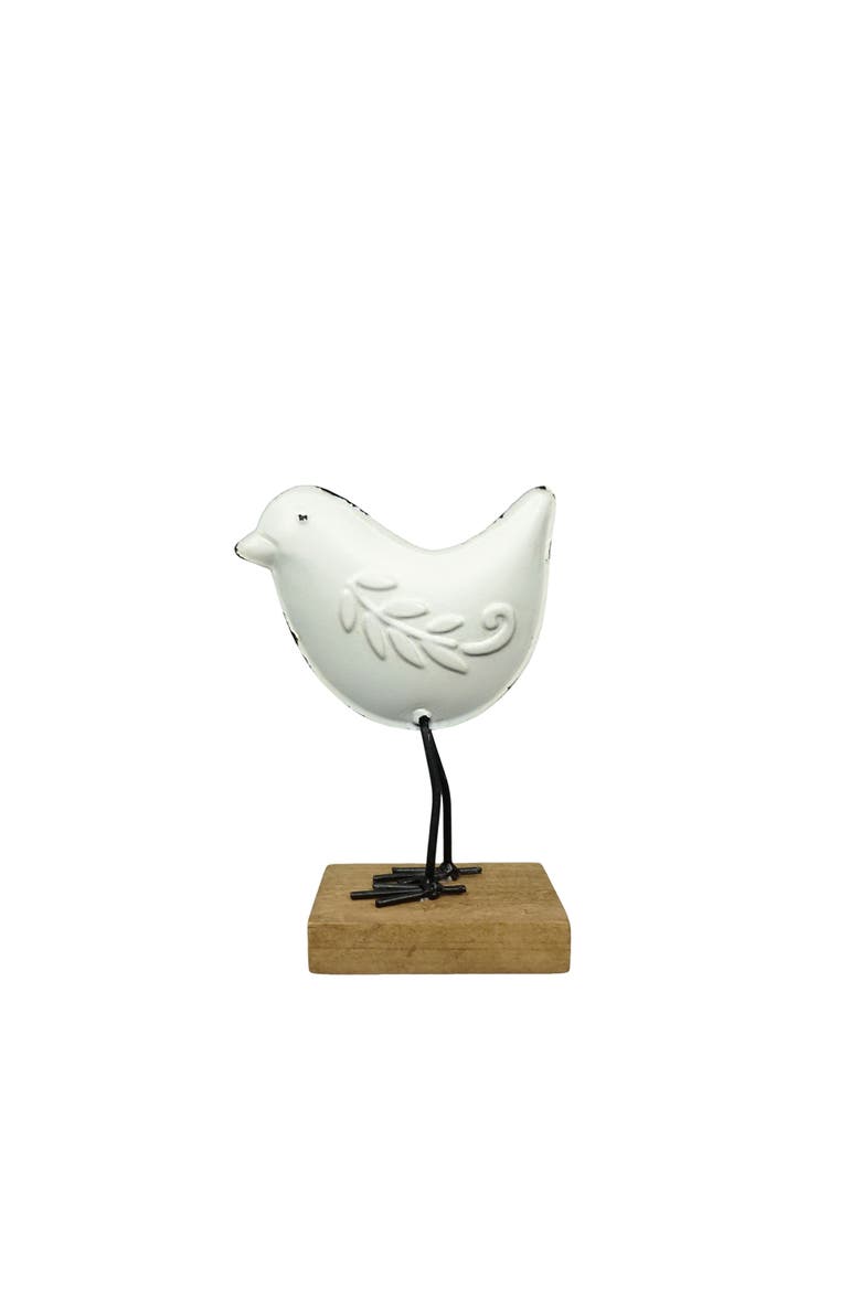 Bird with Stand Accent, Main, color, White