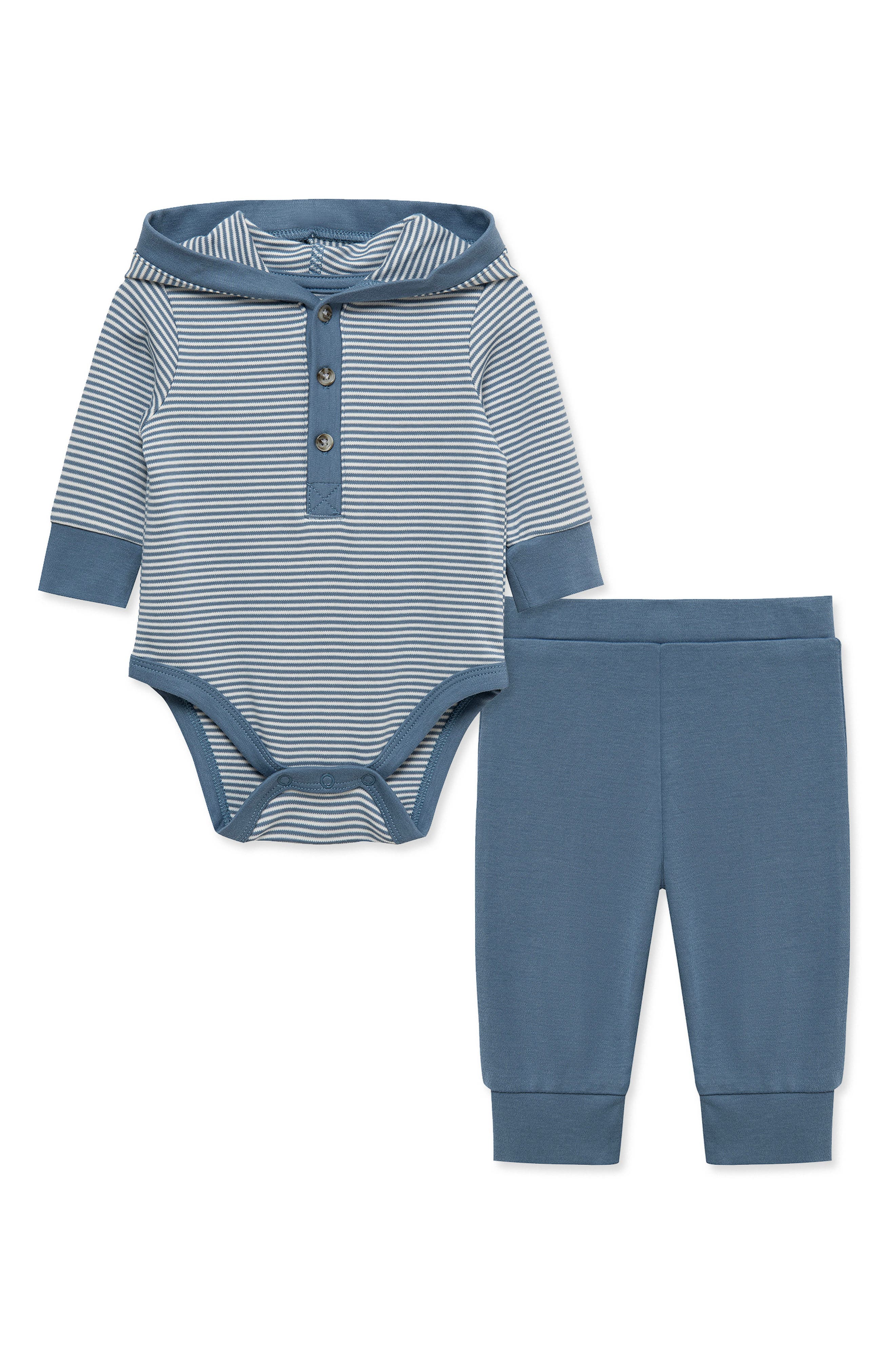 Kids' Hooded Bodysuit & Pants Set